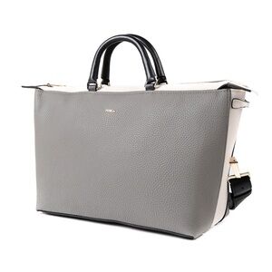 Furla Gray and Black Women's Tote Bag